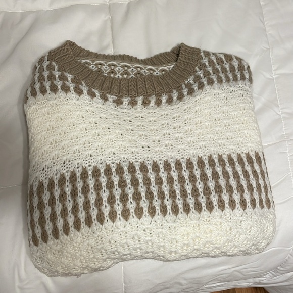 Knit Tan Sweater - Picture 3 of 5